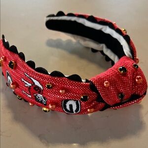 Georgia Bulldogs Cross Stitch Brianna Cannon Headband